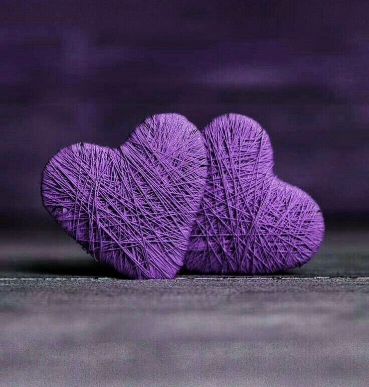 Фиолетовый фон эстетика сердечки
