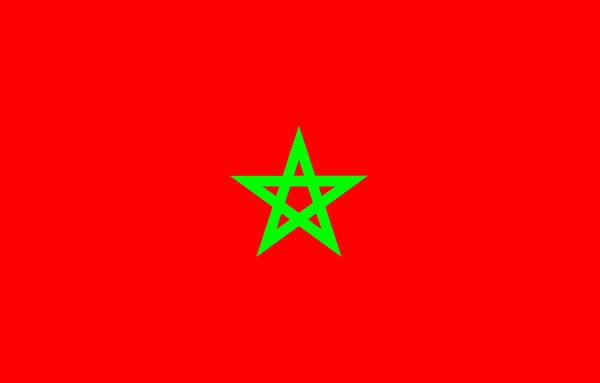 Флаг звездочка на красном фоне