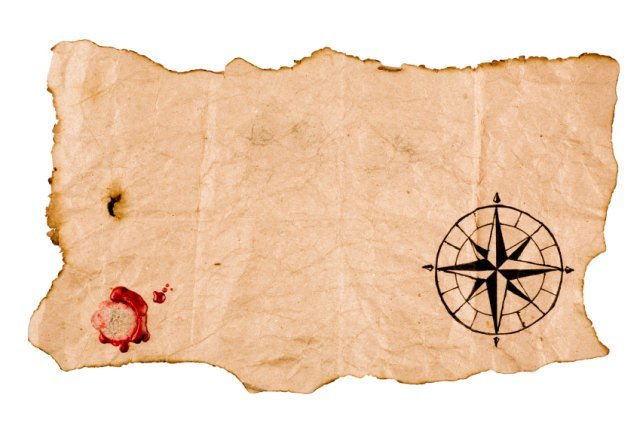 Фон пиратская карта сокровищ