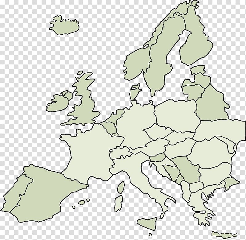 Карта европы на белом фоне