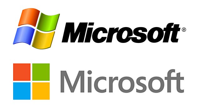 Логотип microsoft на белом фоне