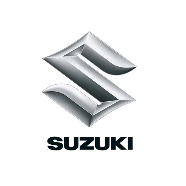 Логотип сузуки на черном фоне