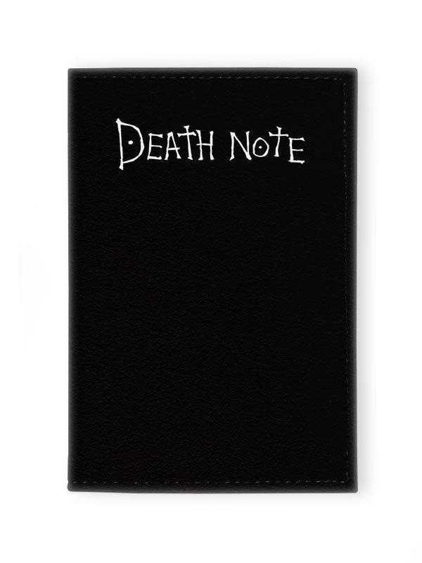 Надпись death note на черном фоне