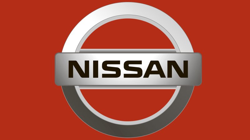 Логотип nissan на черном фоне