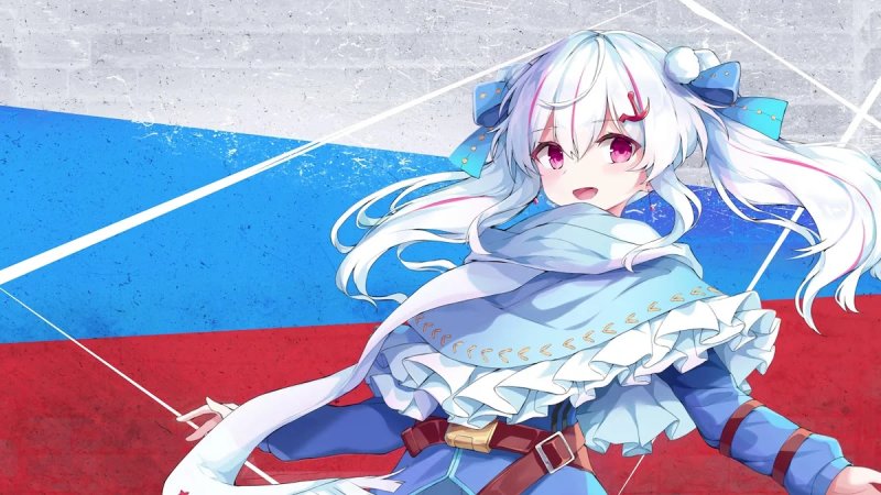 Флаг России аниме