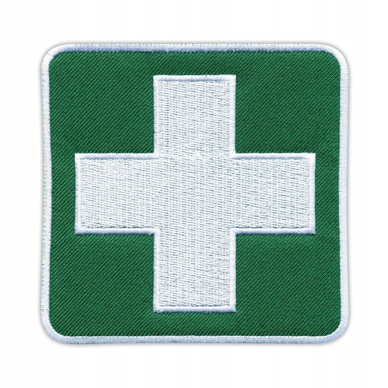 Белый крест на зеленом фоне гост