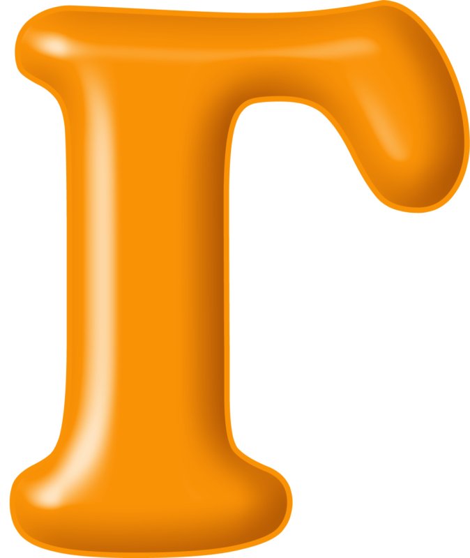 Буква а на оранжевом фоне