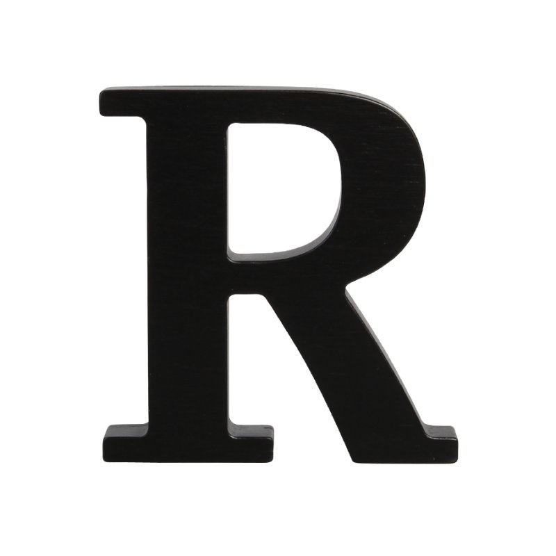 Буква r на красном фоне