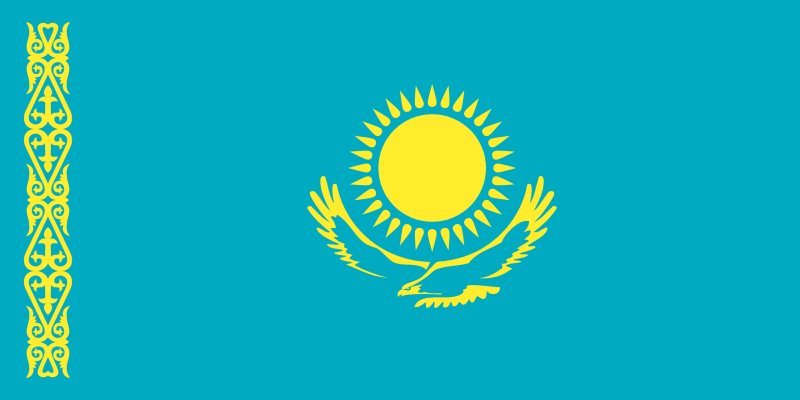 Черный фон флаг казахстана