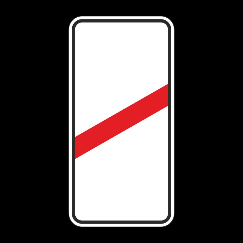Дорожный знак три полоски на белом фоне