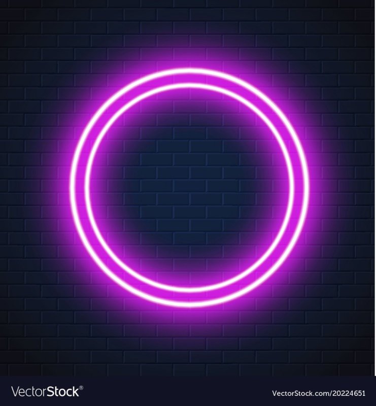Фиолетовый круг на черном фоне