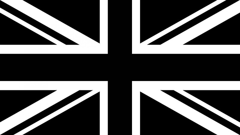 Флаг черные полосы на белом фоне