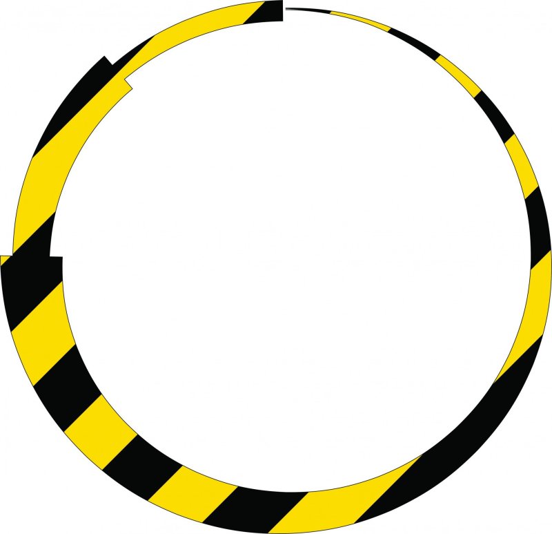 Флаг черный круг на желтом фоне
