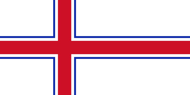 Флаг крест на белом фоне с маленькими крестами