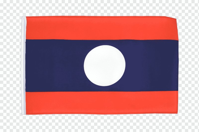 Флаг с красной точкой на белом фоне
