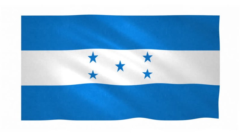 Голубой флаг с белой звездочкой