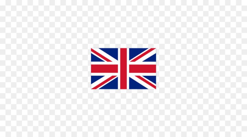 Флаг великобритании на белом фоне