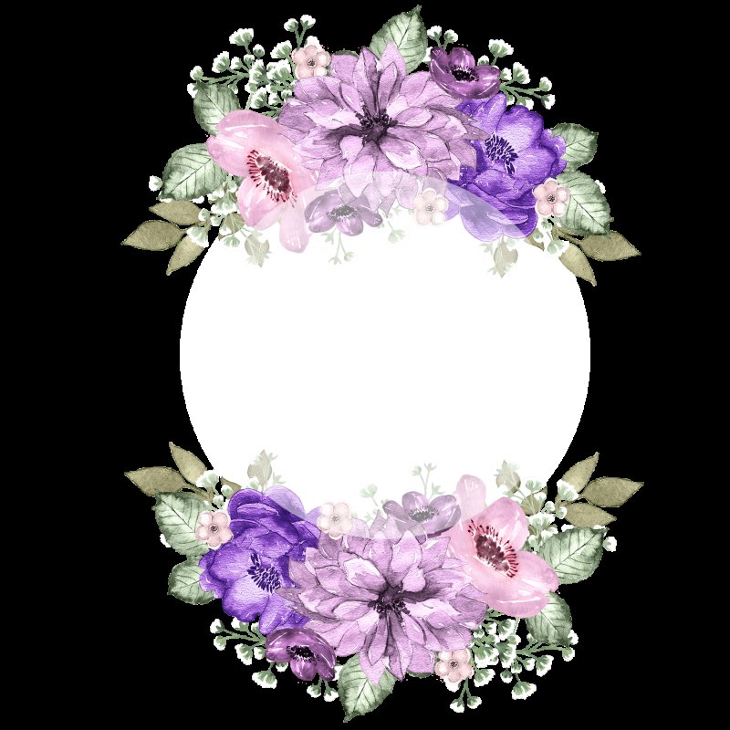 Фон акварель цветы фиолетовые