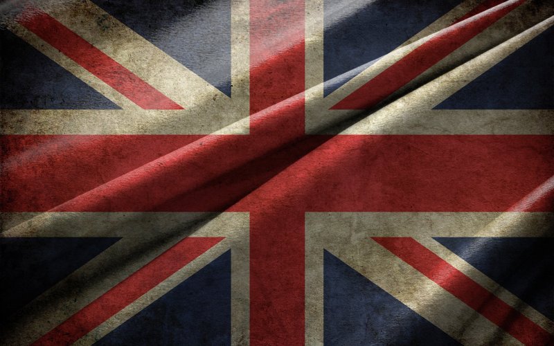 Фон британский флаг