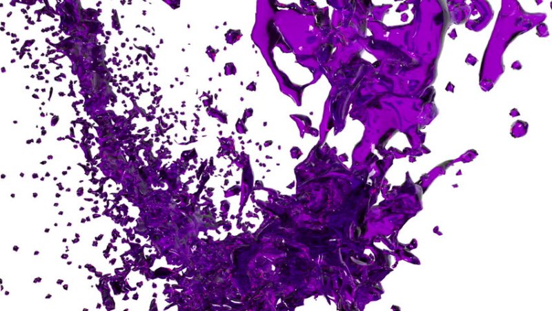 Фон брызги фиолетовой краски