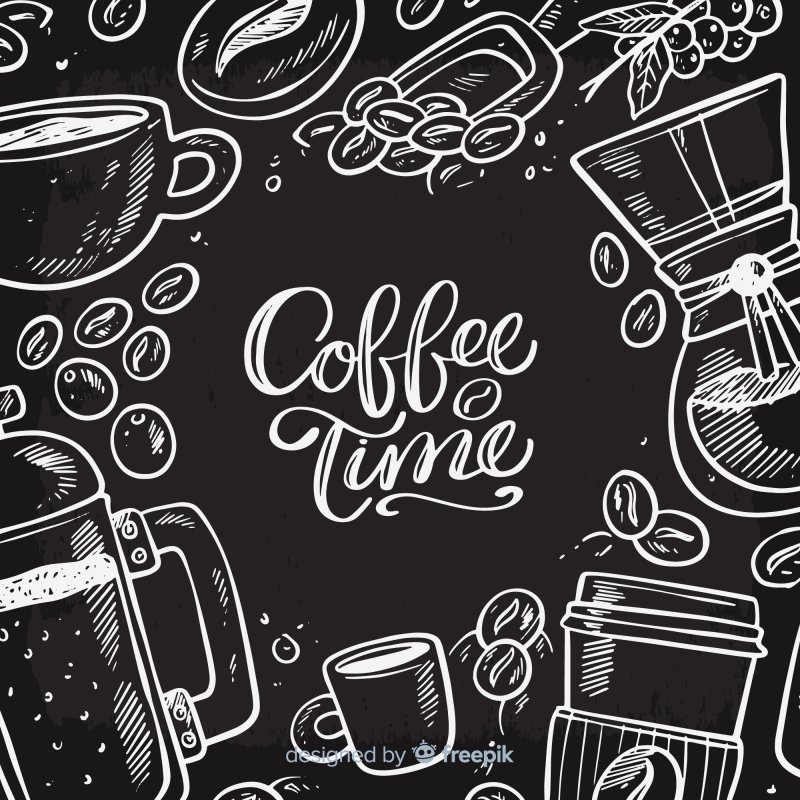 Фон для логотипа кофейни