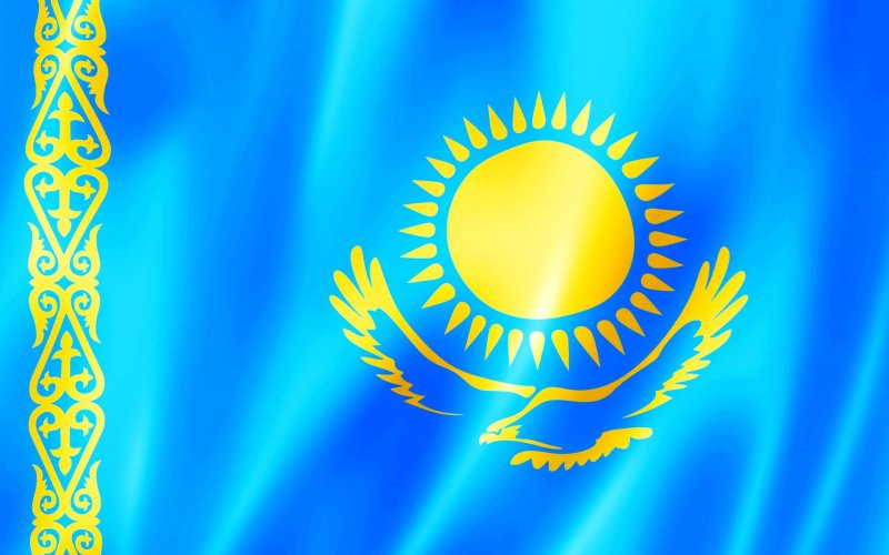 Фон флаг казахстана