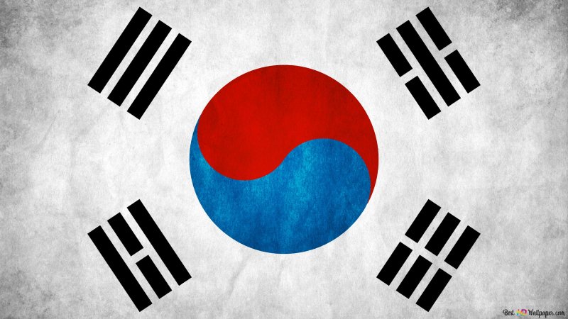 Фон флаг кореи