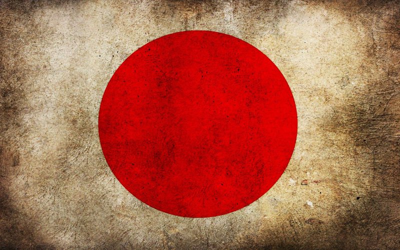 Фон флаг японии