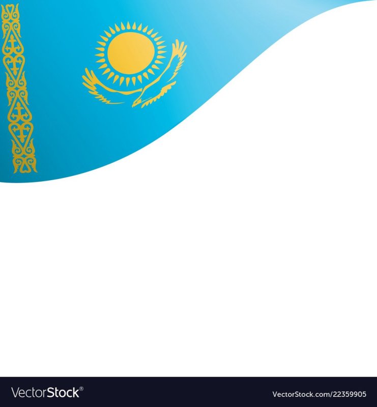 Фон флага казахстана с орнаментом