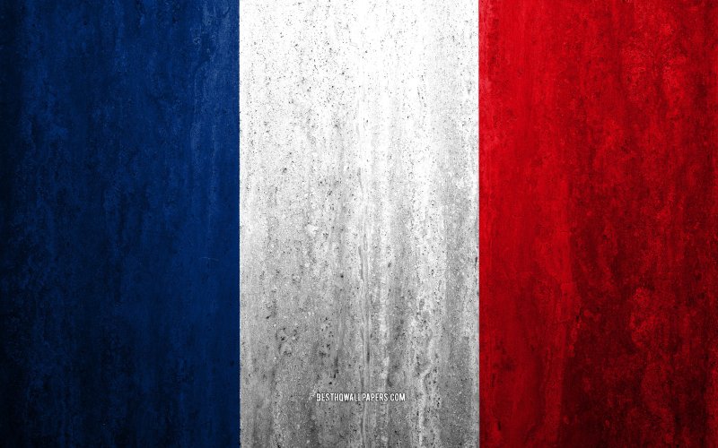 Фон французский флаг