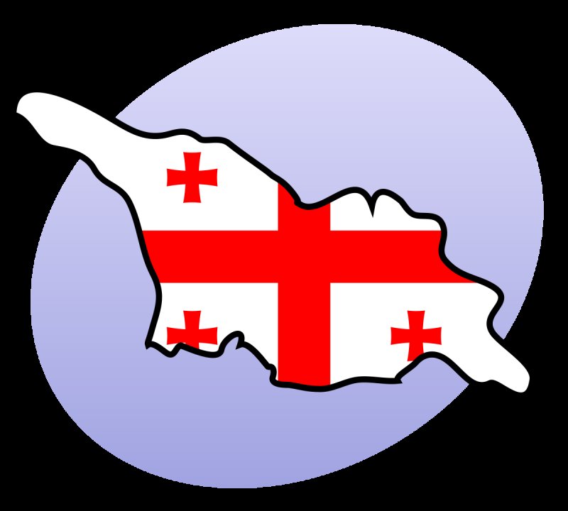 Фон грузинский флаг