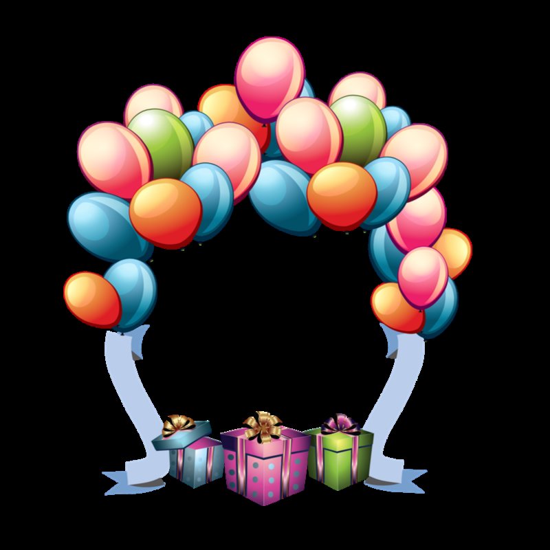 Фон из шаров на день рождения девочке