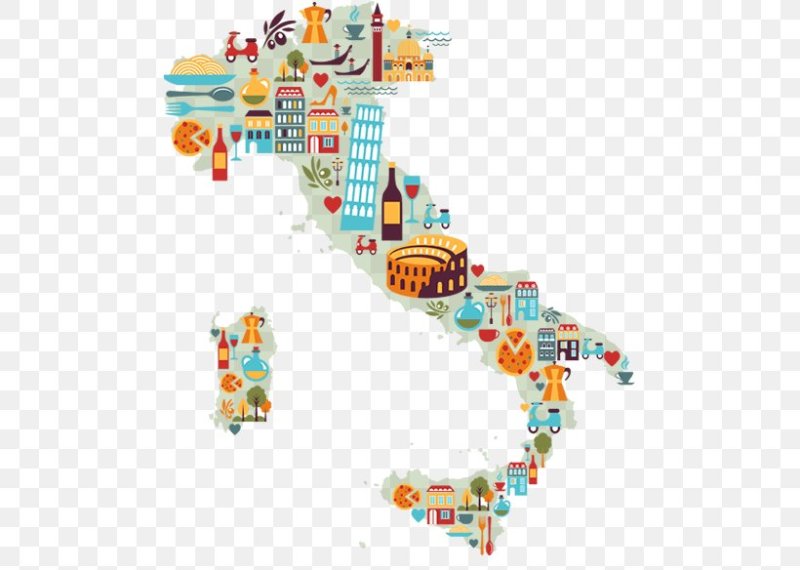 Фон карта италии