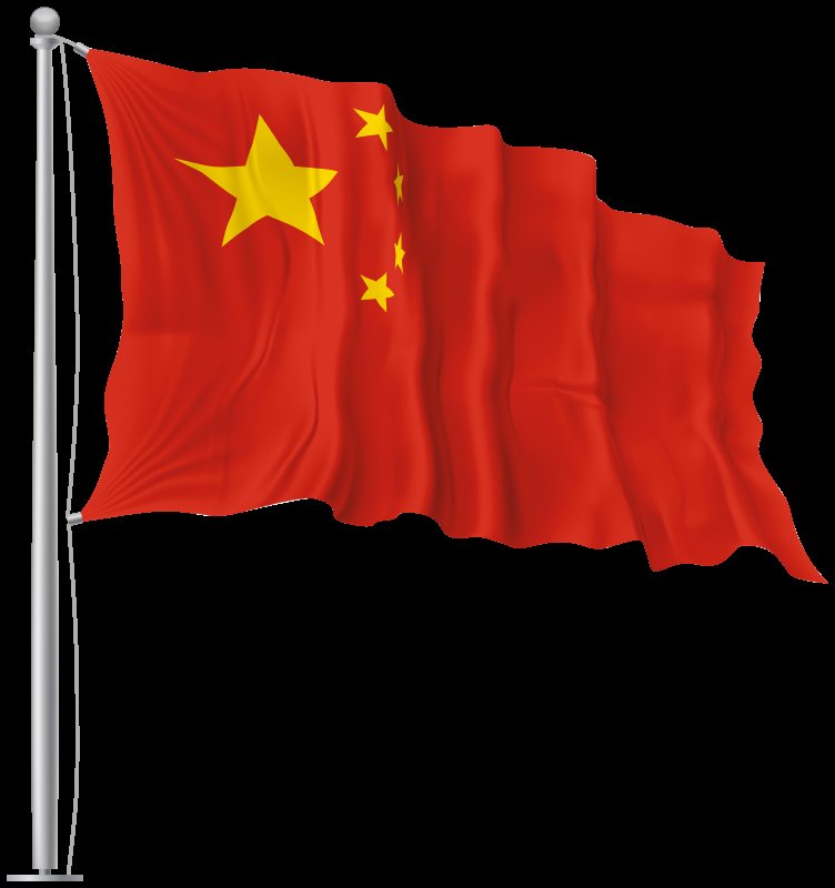 Фон китайский флаг