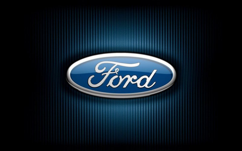 Фон логотипа форд