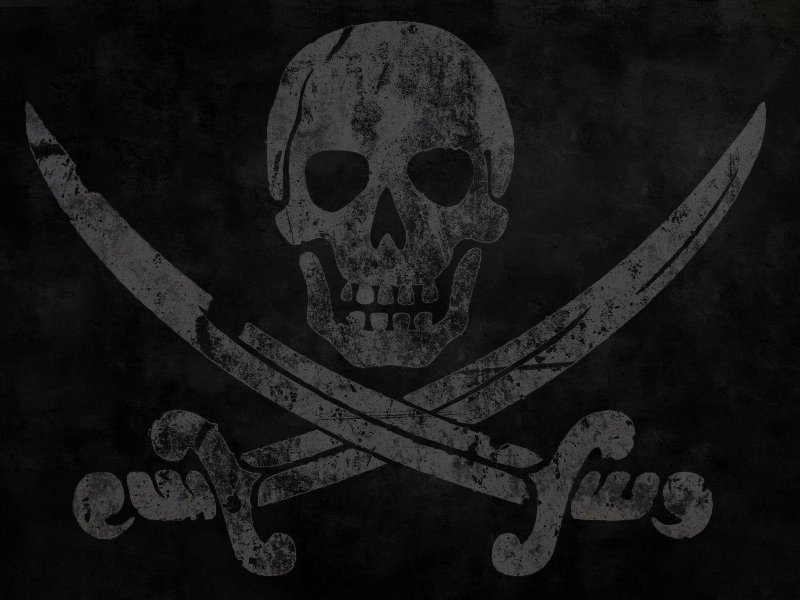 Фон пиратский флаг