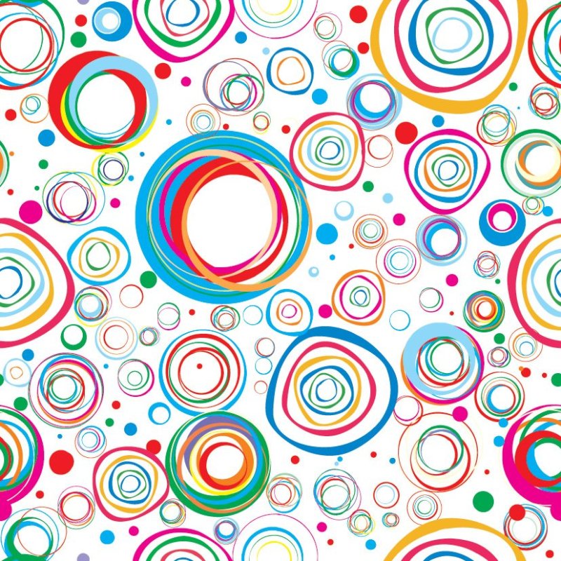 Фон разноцветные круги