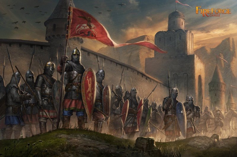 Фон средневековая война