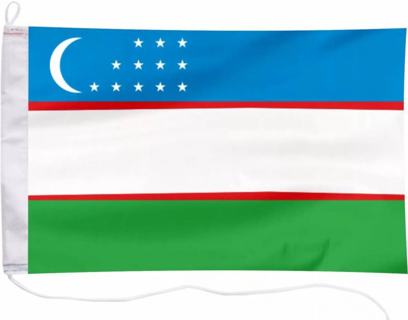 Фон узбекский флаг