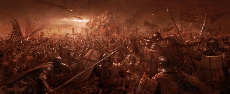 Фон войны средневековья