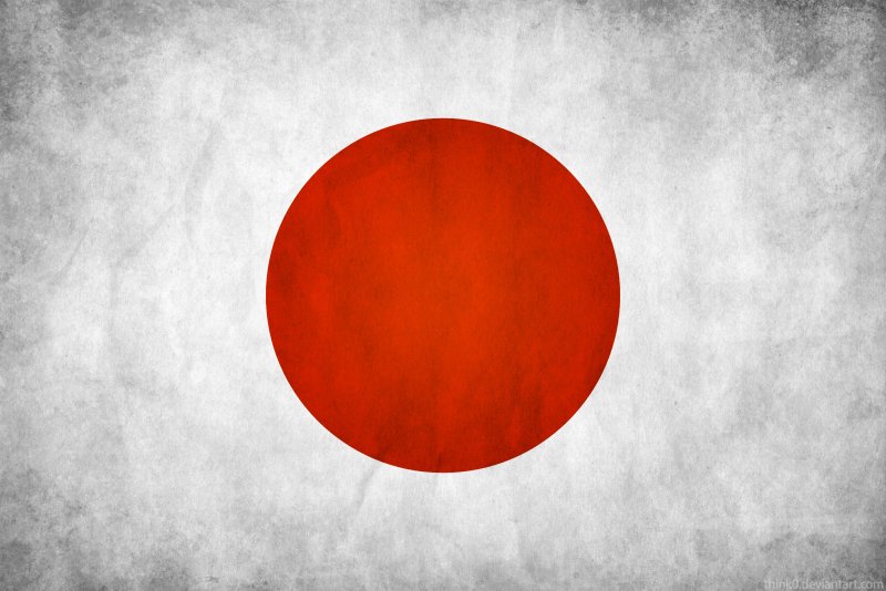 Фон японский флаг