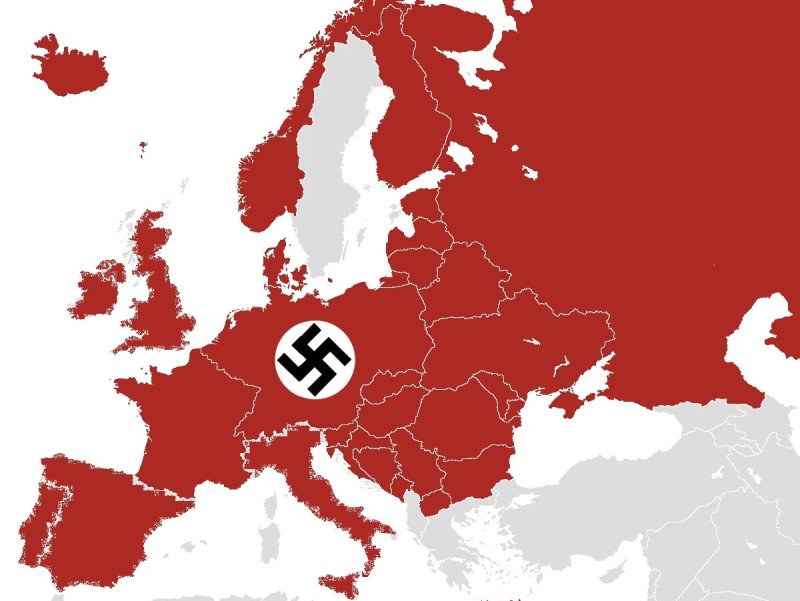 Германии на фоне карты