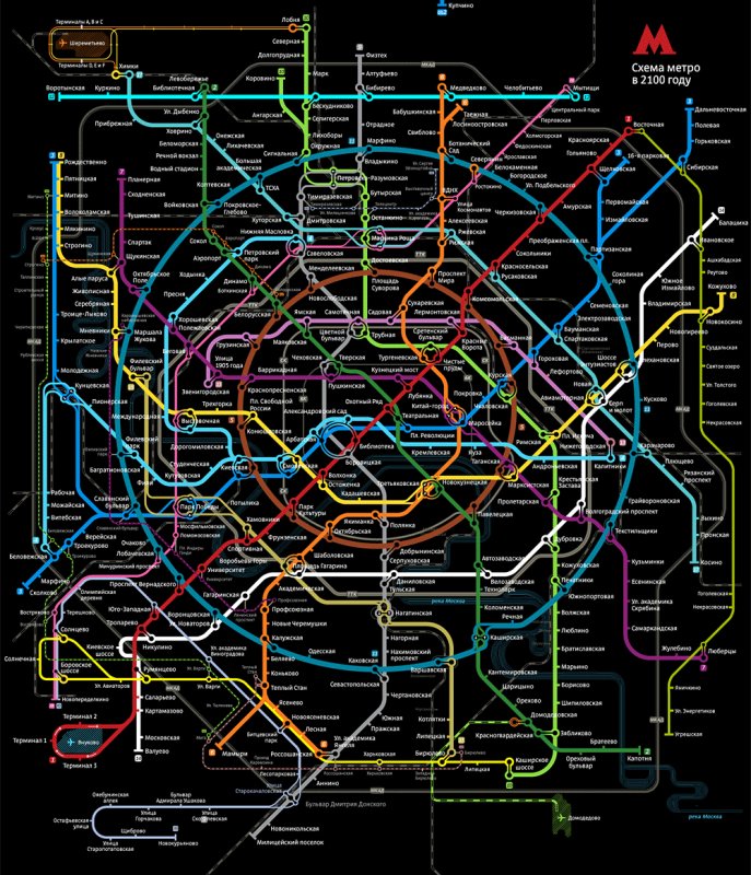 Карта метро на фоне города