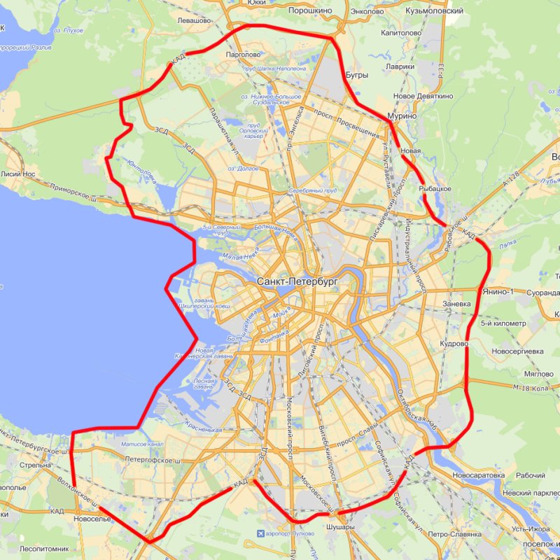 Карта санкт петербурга на белом фоне