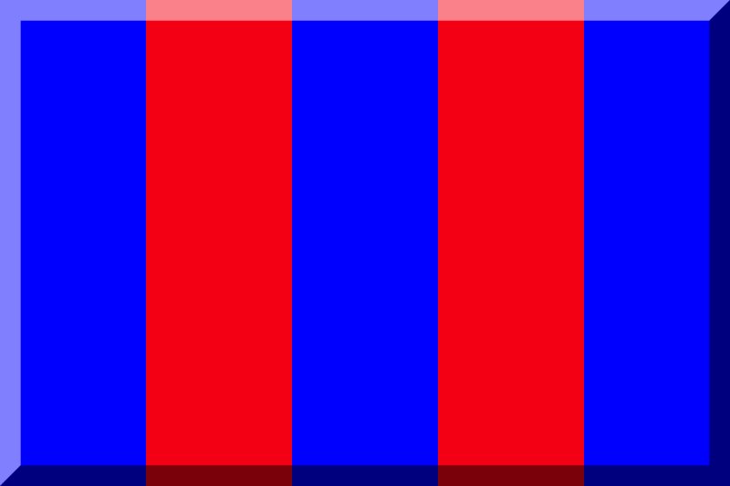Красная полоса на синем фоне