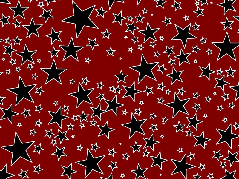 Красный фон звезды на черных полосах