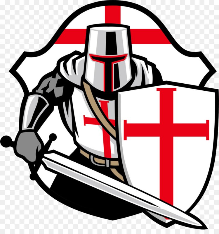 Красный крест на белом фоне крестоносцы