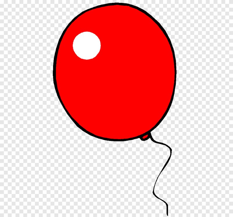 Красный шар на белом фоне