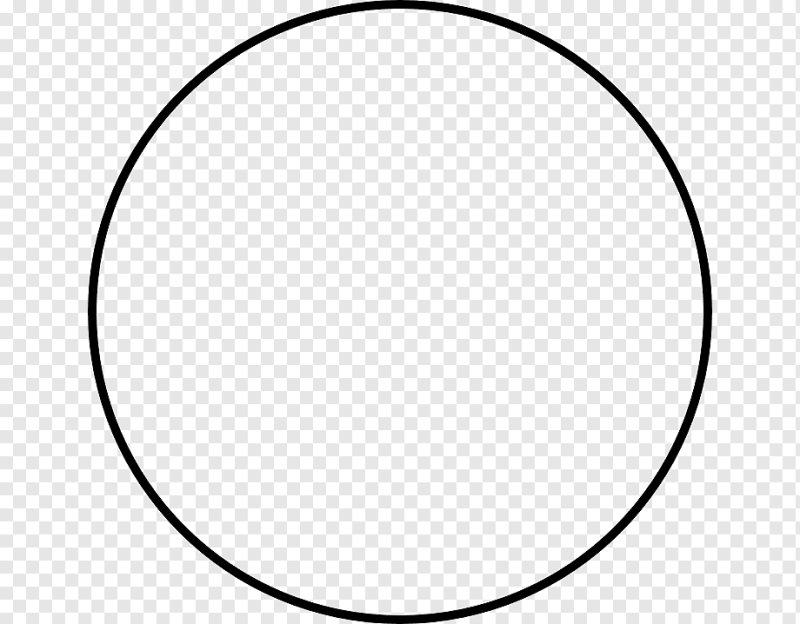 Круглый круг на белом фоне