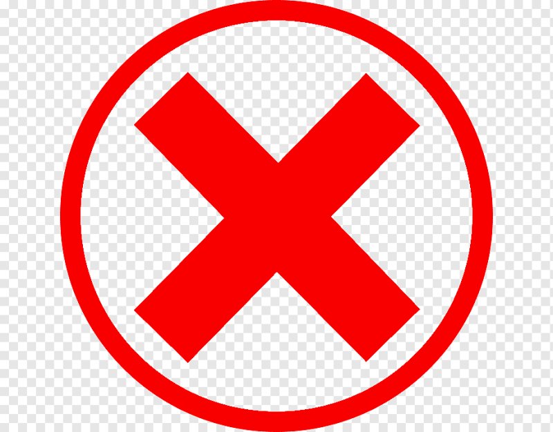 Круглый знак с синим фоном и красным крестом